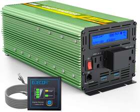 3000w Edecoa 696590250378 24v 3000 Watt Power Inverter Dc To Ac 110v 120v Converter