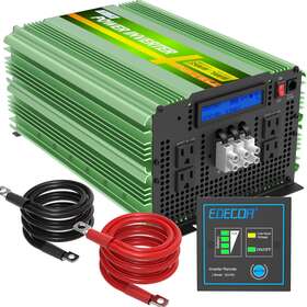 3500w Edecoa Dpp35 12v To 120v Pure Sine Wave Power Inverter
