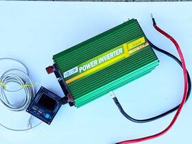 Pi12v3000w Edecoa Power Inverter 2000 Watt 12v Dc To 110v 120v Ac Lcd Cable Car Rv
