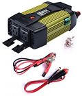 400w Erayak Etl Approved Power Inverter Dual Us Outlets 2.1a Usb Ports W Car 750810194030