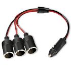 Etdc1to3 Electop To Car Cigarette Lighter Socket Splitter Adapter Dc Power