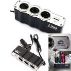 Fabrv7phcm Usb Charger Supply Socket Cigarette Lighter Splitter Power 650376743812