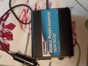 Fellowes 72390-02986 Mobile Power Inverter 150w 12vdc To 115vac Modified Sine On/off