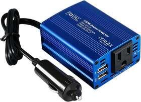 Foval 689990476424 150w Power Inverter For Vehicles 12v Dc To 110v Ac Converter Car Adapter