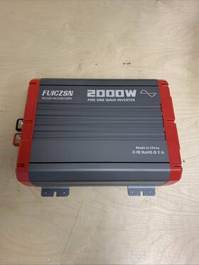 12v-110 Fuiczsn 12v-110/120v 2000w 2000 Watt Pure Sine Wave Inverter 12v Dc To 110v/120v Ac Car Converter With U