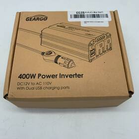 Dx-gax400w Geargo 400 Watts Power Inverter With Dual Usb Charging Ports Model
