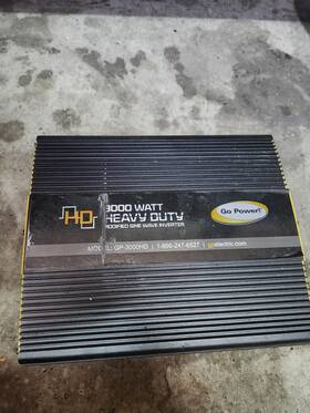 12245 Go Power Gopower Heavy Duty Modified Sine Wave Inverter 3000-watts