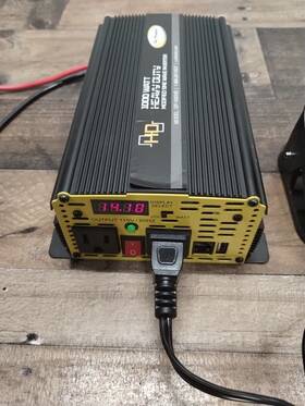 Gp-1000hd Go Power 4000871 Modified Sine Wave Inverter Watt Heavy-duty Tested