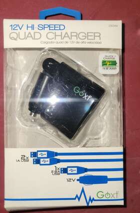 23628w Goxt New 12-volt High-speed Quad Charger