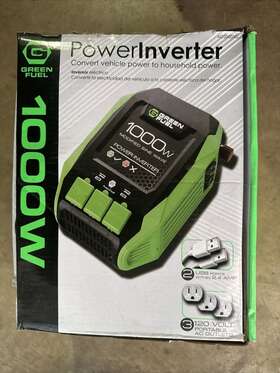 Ad20003g Green Fuel Super Start 1000 Watt Power Inverter