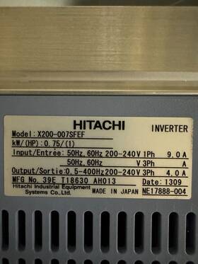 X200-007sfef Hitatchi Inverter