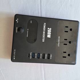 Incipio Ytsc-20012 200w Car Power Inverter Dc 12v To Ac 110v Adapter Usb-c Pd Qc 3.0