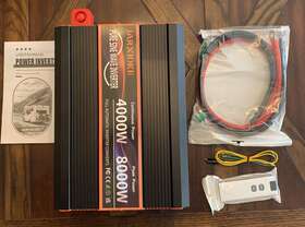 B0bxs1vgm7 Jarxioke 4000 Watt Pure Sine Wave Power Inverter Peak 8000w Open Box