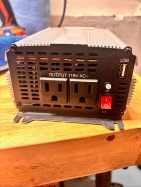 Jupiter 372092309 Power Inverter 120v Ac Output Dual Outlet Usb Port
