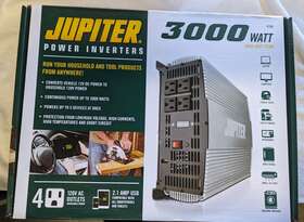 57335 Jupiter 3000 Watt Continuous 6000 Peak Power Inverters New