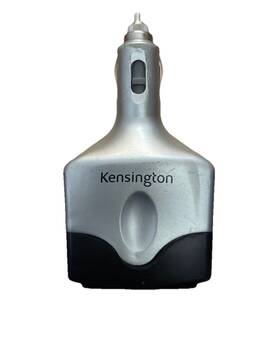 3020621 Kensington Cigarette Lighter Car Power Adapter. Black/ Grey. Used