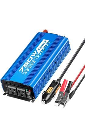 1500w Kinverch 445041490442 750w Continuous/1500w Peak Power Inverter Dc 12v To 110v Car Converter