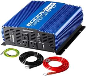 4000w Kinverch 690001749468 2000w Continuous/ Peak Power Inverter 3 Ac Outlets 12v To 110v