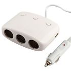 Kootek 3 Port Cigarette Lighter Socket Charging Adapter W Individual Power Switches 6948299600102