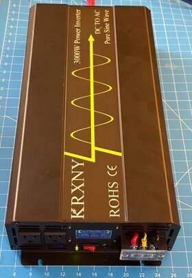 Krxny300048120 Krxny 3000w -6000w Peak Pure Sine Wave Power Inverter Dc 48v To Ac 120v With Color Lcd
