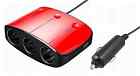 Liger 3 Socket Cigarette Lighter Car Power Adapter Dc Outlet Splitter Phone Charger 680569731456