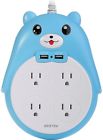 45454 Lpn Rr 9585 Bestek Cute Surge Protector Power Strip Outlet Extender