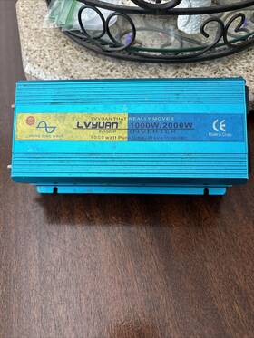 F-1000p Lvyuan Pure Sine Wave Dc 12v Ac 110v Power Inverter 1000w 2000w Converter Car Vehicle