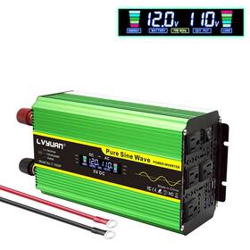Lvyuan L-wa-us00043 2000w Pure Sine Wave Power Inverter Dc 12v To Ac 110v 4