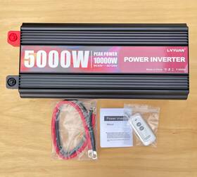 Lvyuan Ly-msw5000w-24v Used 5000 Watt Power Inverter 24v To 110v 120v For Vehicle Lcd Display