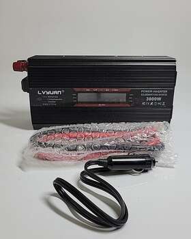 Msw1500w-lcd-red Lvyuan Black 3000w Dual Usb And Ac Output Lcd Solar Smart King Inverter