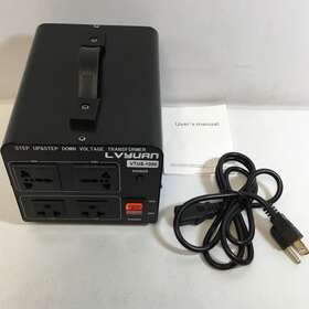 Vtus-1000 Lvyuan Black Universal Heavy Duty Voltage Converter Transformer Used