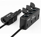Lysb01k98li94-electrncs Opluz Car Charger 4-socket 708296905046