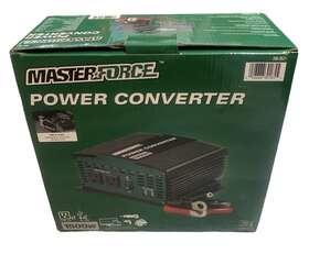 260-9521 Masterforce Master Force 1500w Power Converter With 120v Ac Outlets