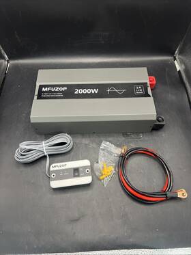 Mfuzop Mfuzop2000w Pure Sine Wave Inverter 1500w 12v Dc To 110v Ac Power Off Grid