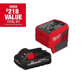 2846-21hocp Milwaukee M18 18-volt Lithium-ion 175-watt Powered Compact Inverter For Batteries