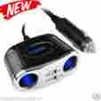 Mrs152uv Bestek 2 Socket Cigarette Lighter Car Charger Power Adapter Dc Splitter 3.1a Dual Usb 768936506194