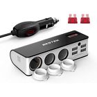 Mrs203bubruv 3-socket Cigarette Lighter Adapter