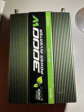 3942642 Nature Power Modified Sine Wave Inverter 3000 Watts Model# 37003