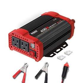 400w Nddi Power 782902105693 Car Inverter Dc 12v To 110v Ac Converter With 2 Charger Outlets A