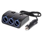 Okra In-car 3 Sockets Cigarette Lighter Dc 12v 24v Car Charger Splitter Multipl 700355646280
