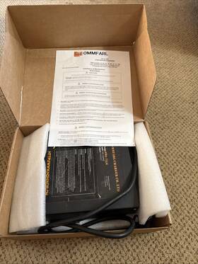 Ommfarl Pm4-75lk Black 12v Power Rv Converter