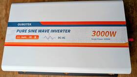 Tp3000w Oubotek 3000 Watt Pure Sine Wave Inverter Dc 12v To Ac 120v Wired Remote And Lcd Display