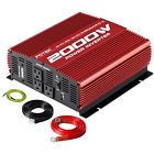Pi2000-ap-red Potek Power Inverter Dc To Ac Car With 0652267646028