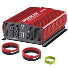 Pi3000-ap-red Potek Power Inverter Dc To Ac Car Converter 0652267646035