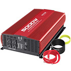 Pi5000-r Potek Power Inverter Dc To Ac Car Outlets With