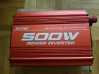 Pi500w-ap-red Potek Modified Sine Wave Car Power Inverter Dc To Ac
