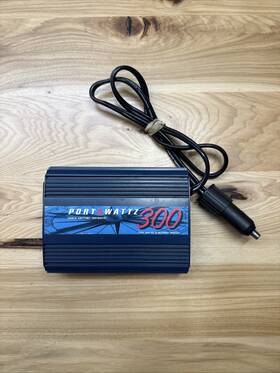 12vdc30a Port A Wattz 300w Dc/ac Power Inverter.connect To 12v.dc Cigarette Lighter