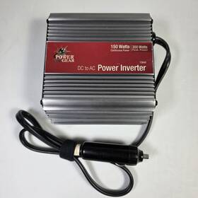 Power Gear 030878936408 12 Vdc To 110 Vac Inverter 150-watts Continuous 300 Watts Peak