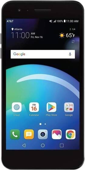 Power Jack 714752113092 Lg Phoenix 4 At&t Prepaid Smartphone With 16gb 4g Lte Android 7.1 Os 8mp