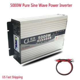 5000w Power Jack 943736092676 Inverter Pure Sine 12v Dc To 110v For Rv Car Solar System Emergency